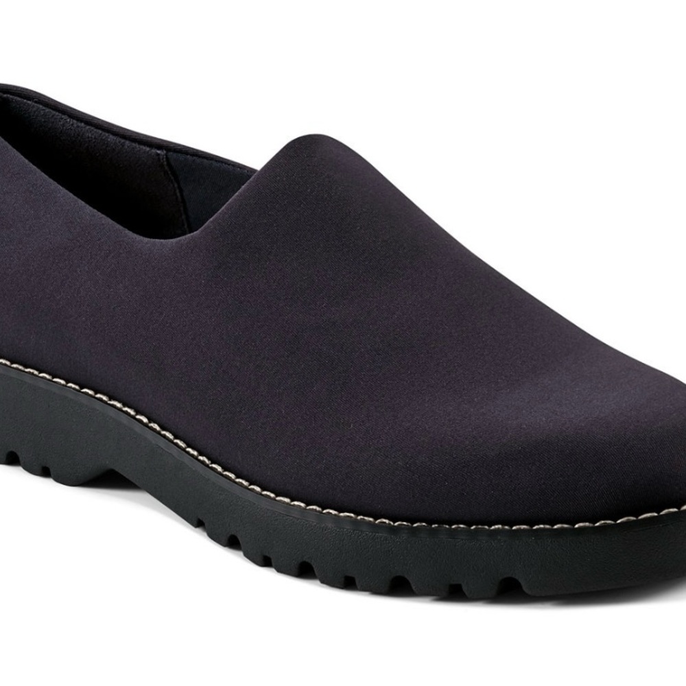 Clarks Black Slip-On Loafers
